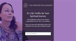 Desktop Screenshot of manifestingacademy.com